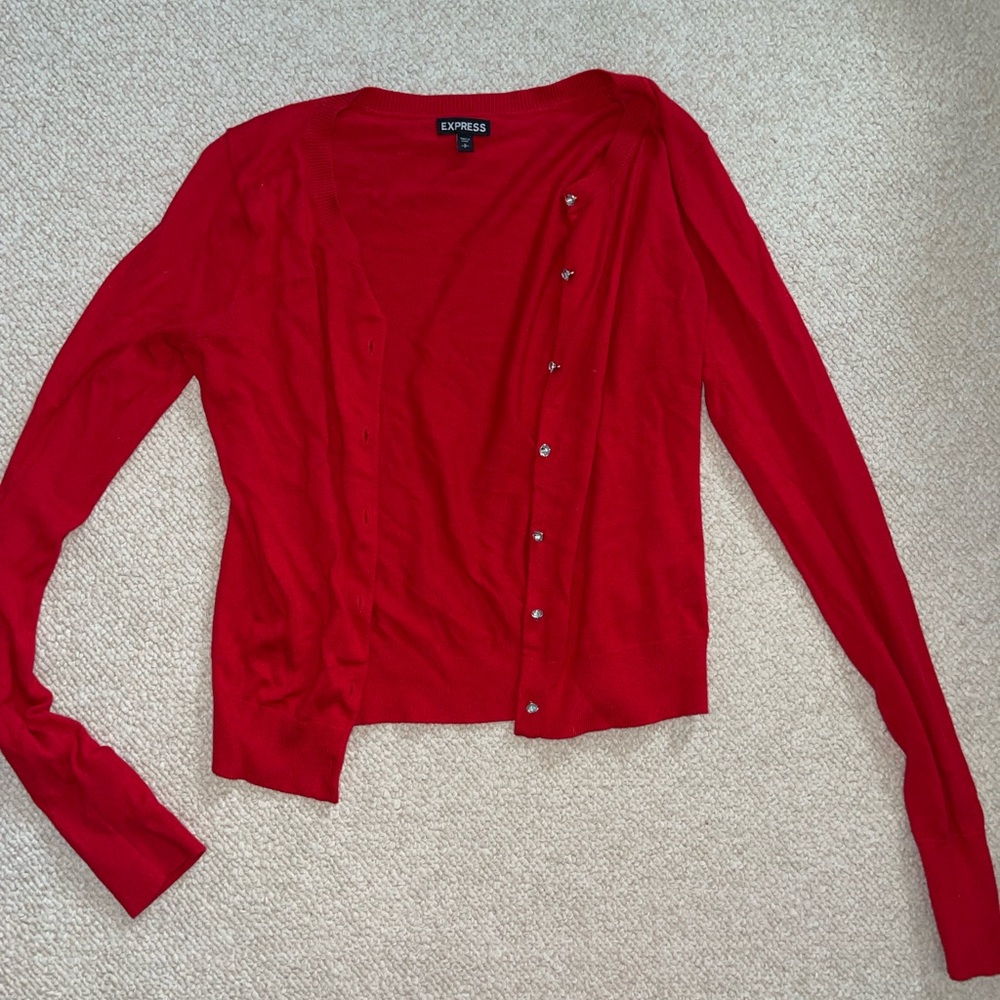 Express Light button up cardigan